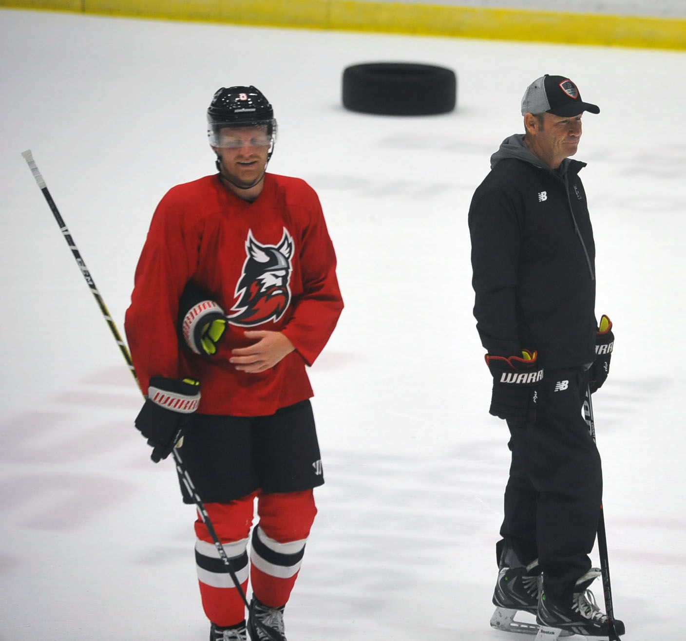 Adirondack Thunder first-day practice